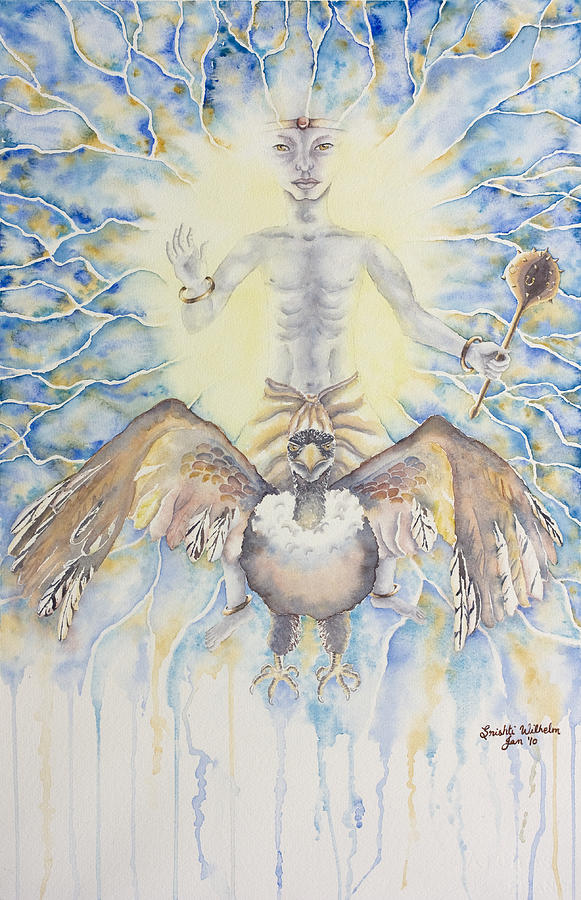 Ketu The South Node Painting by Srishti Wilhelm