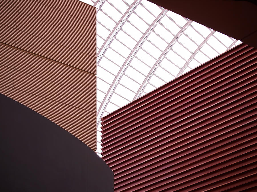 Kimmel Center Geometry Photograph by Rona Black