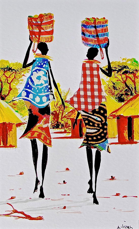L 123 Painting by Albert Lizah