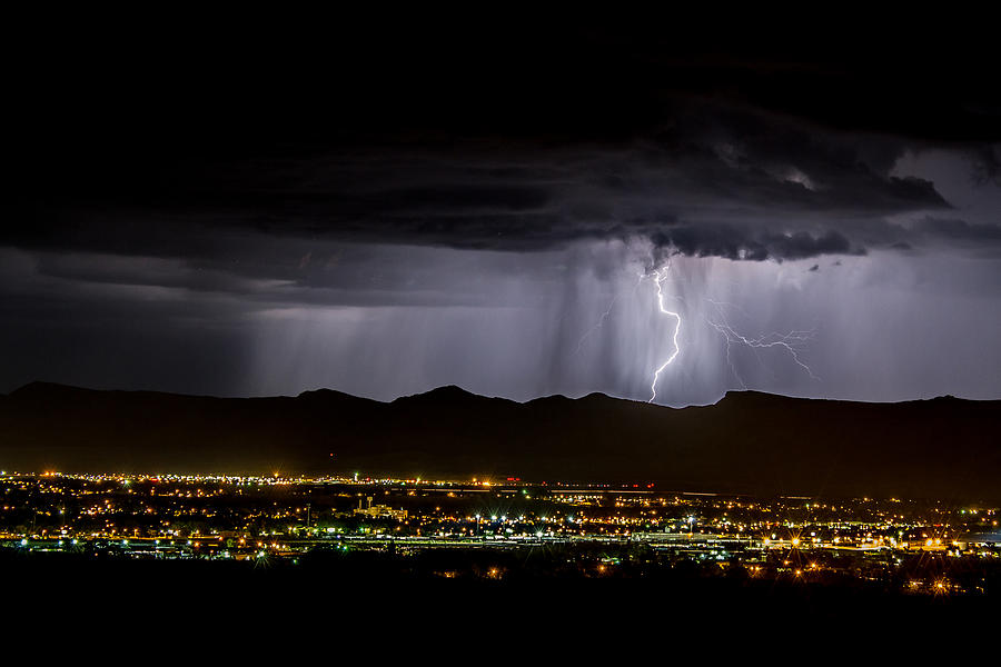 Lightning 1 Photograph by Jeff Stoddart