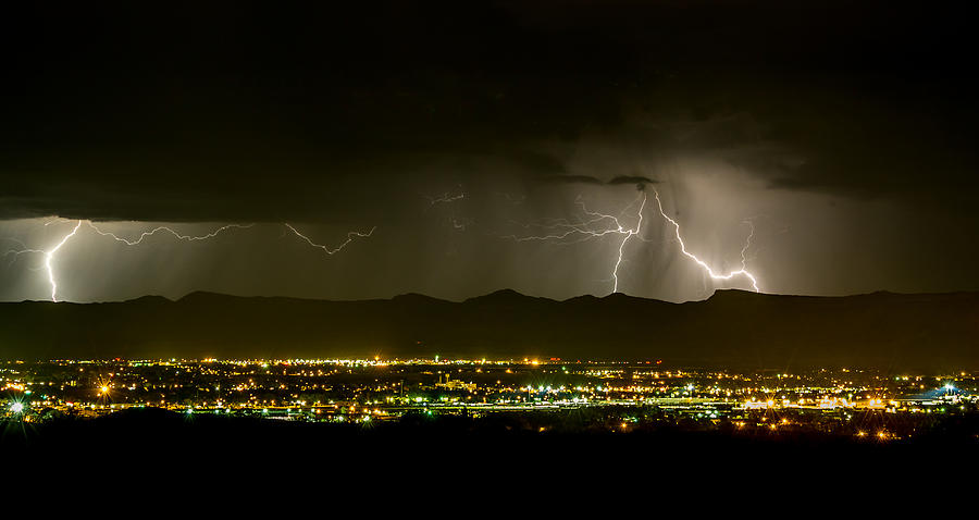 Lightning 2 Photograph by Jeff Stoddart
