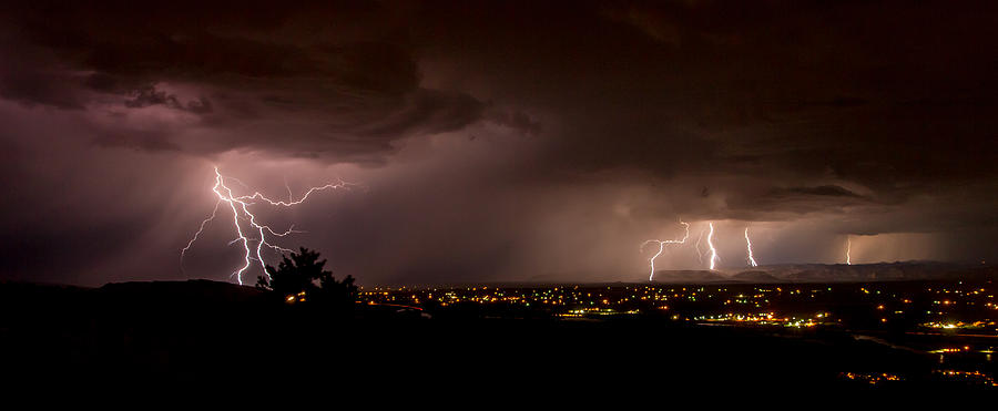 Lightning 24 Photograph by Jeff Stoddart