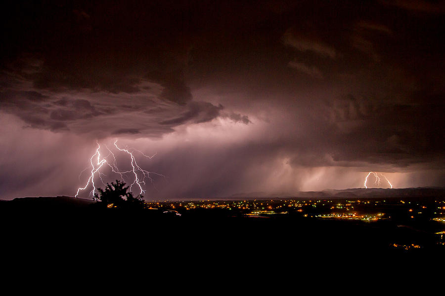 Lightning 25 Photograph by Jeff Stoddart