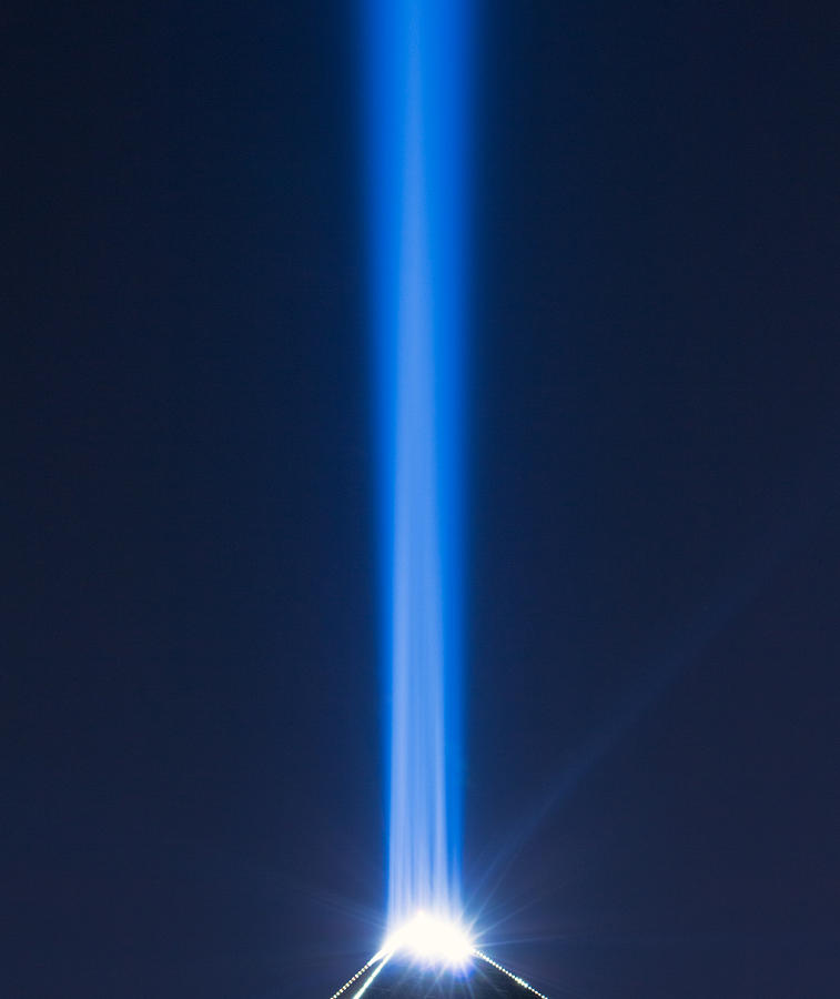 Luxor Sky Beam Photograph by Nicholas Blackwell
