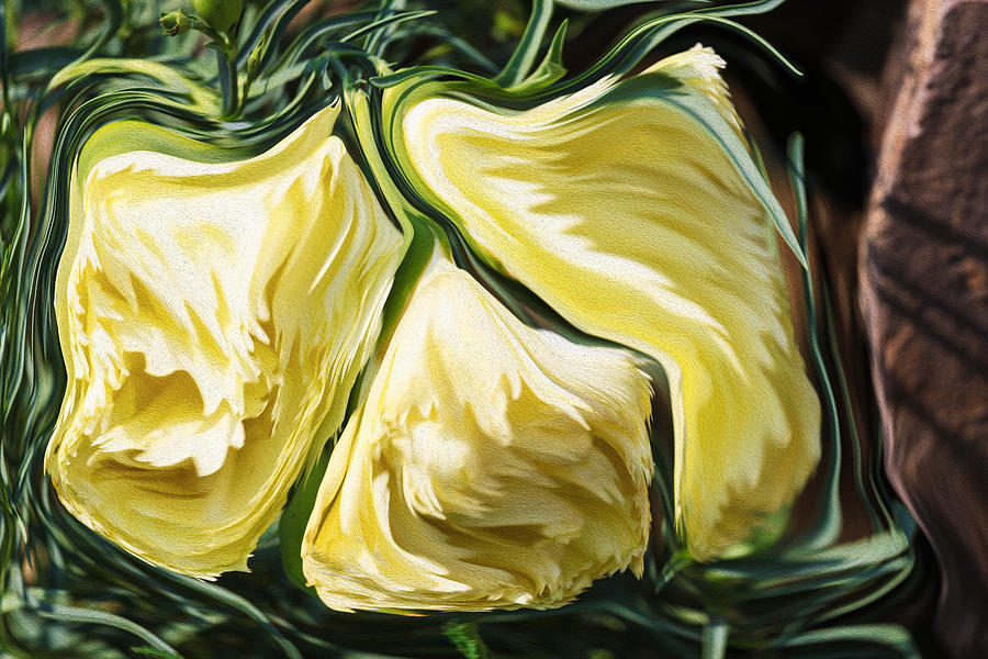 Marigolds in Spring Painting by Omaste Witkowski