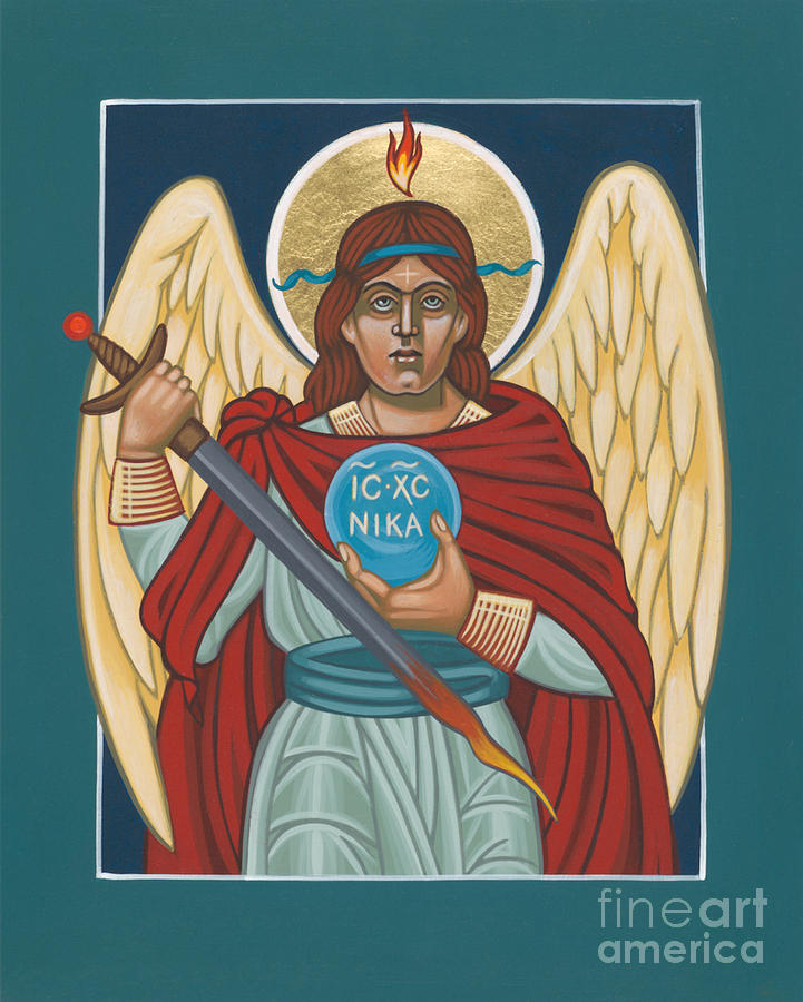 Mayas Archangel Michael 278 Painting by William Hart McNichols