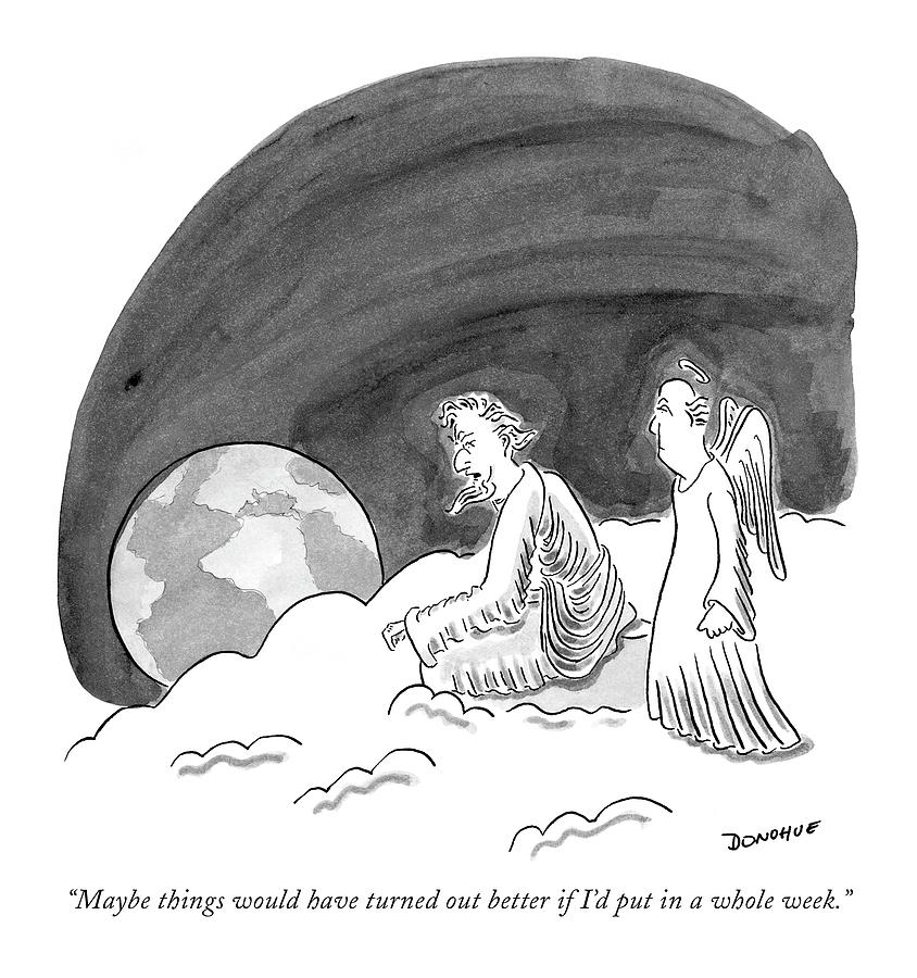 Maybe Things Would Have Turned Out Better If Id Drawing by John Donohue