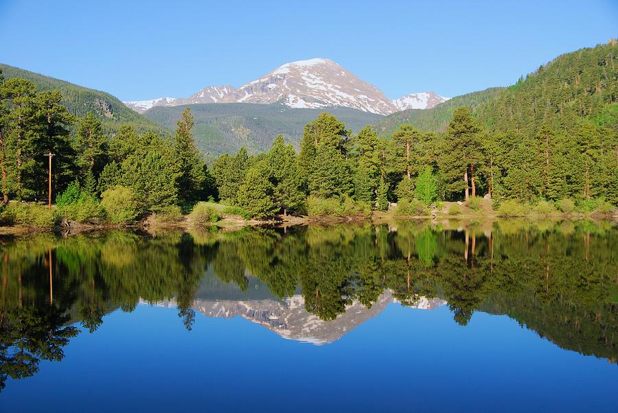Morning Rocky Mountain Reflection Photograph by Cascade Colors