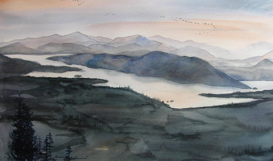 Mount Philo Summer Painting by Amanda Amend