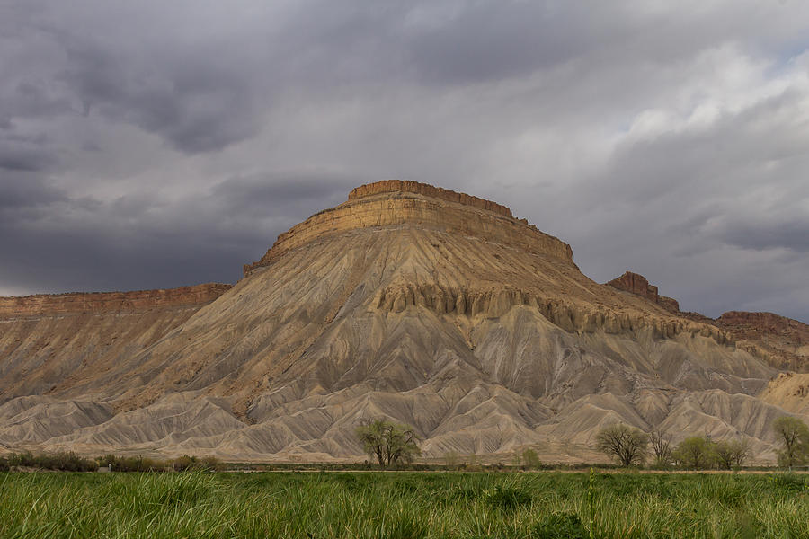 Mt. Garfield in Spring Photograph by Jeff Stoddart