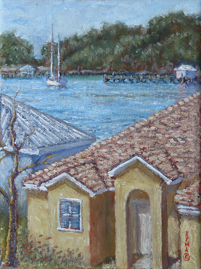 Bay View - Royal Harbour Painting by Ritchie Eyma