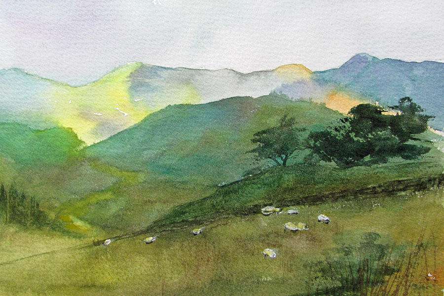 Near Ambleside Painting by Amanda Amend