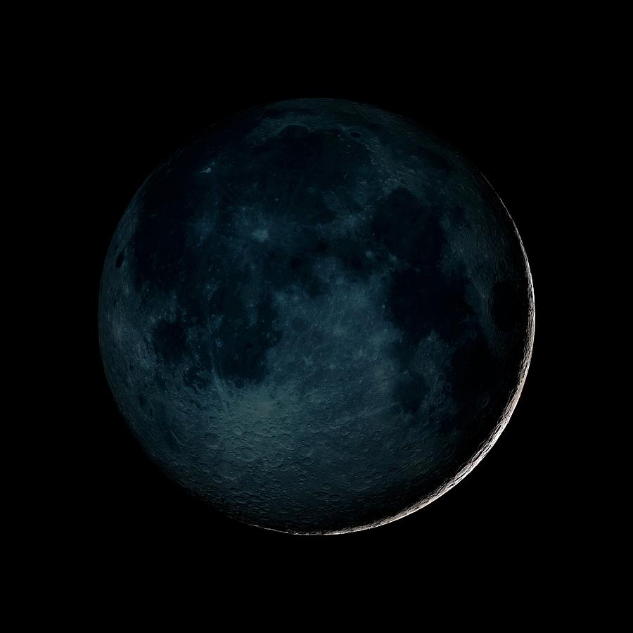 New Moon by Nasa / Gsfc-Svs / Science Photo Library