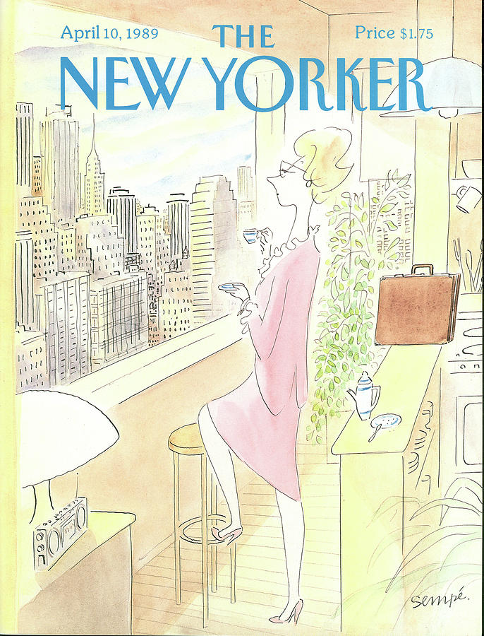 New Yorker April 10th, 1989 by Jean-Jacques Sempe