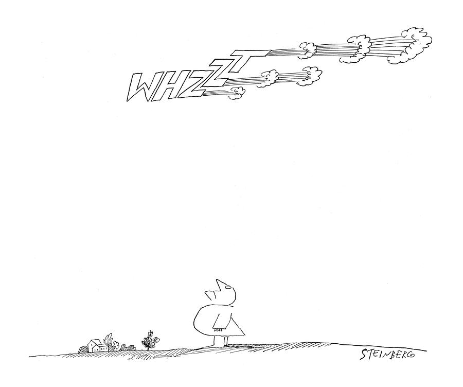 New Yorker April 16th, 1960 Drawing by Saul Steinberg