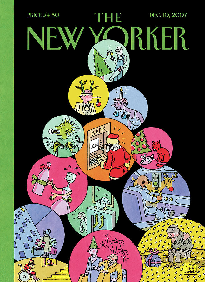 Xmas Stories Painting by Joost Swarte