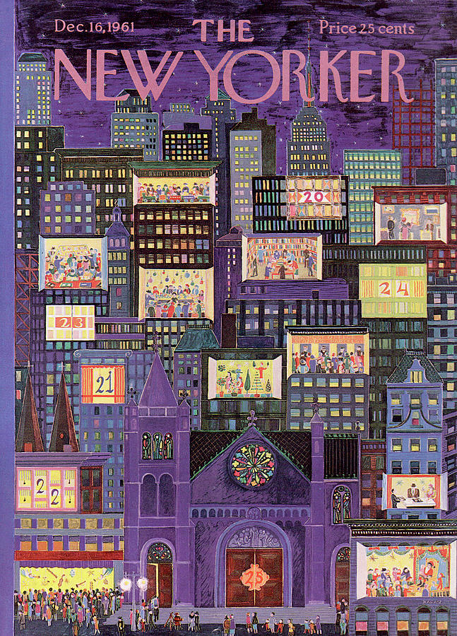 その他 The New Yorker New Yorker December 16th, 1961 by Ilonka Karasz