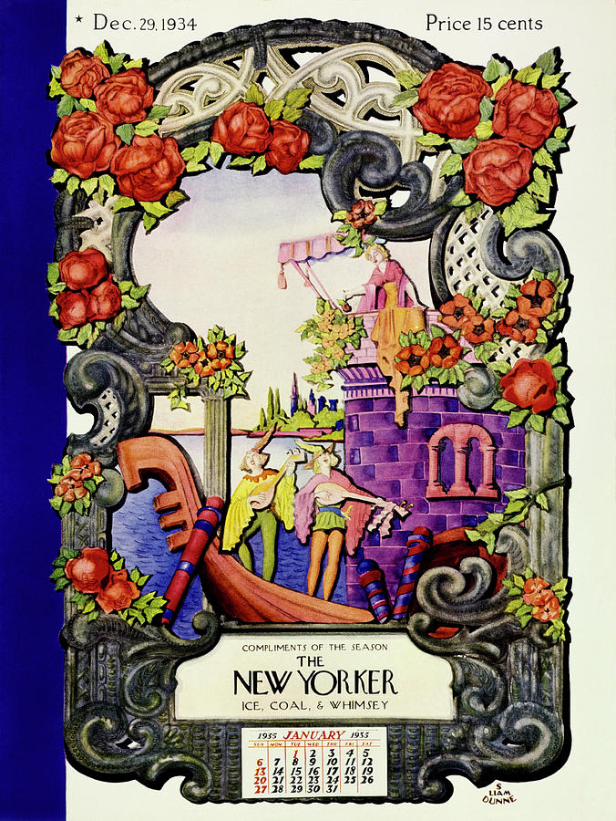 New Yorker December 29 1934 Painting by S Liam Dunne