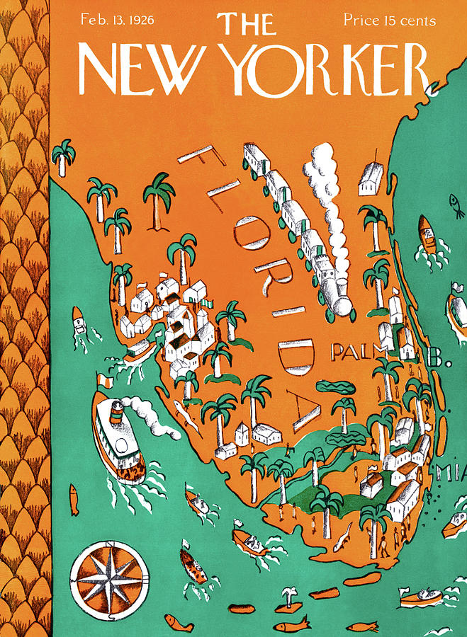 New Yorker February 13th, 1926 by Ilonka Karasz