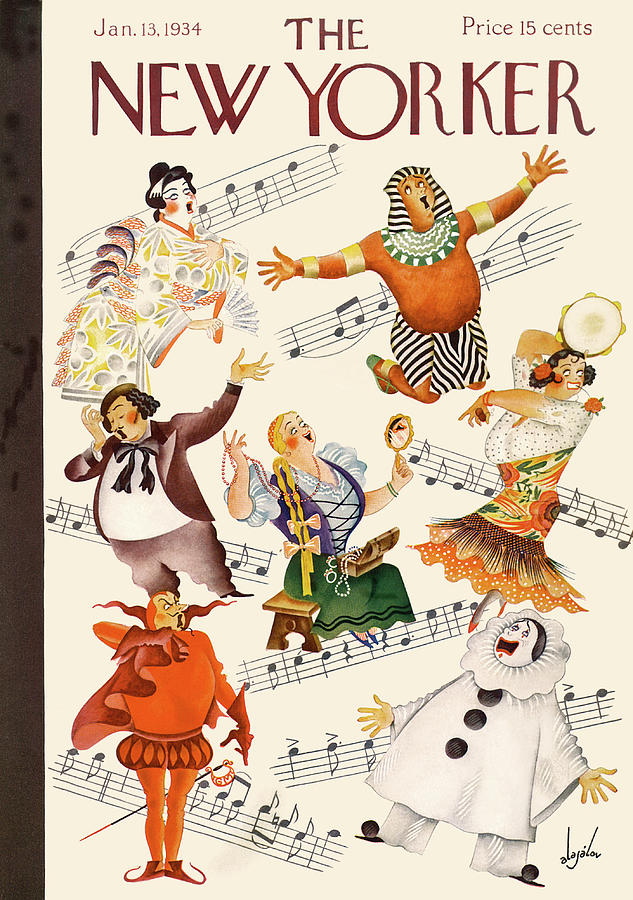 New Yorker January 13th, 1934 by Constantin Alajalov
