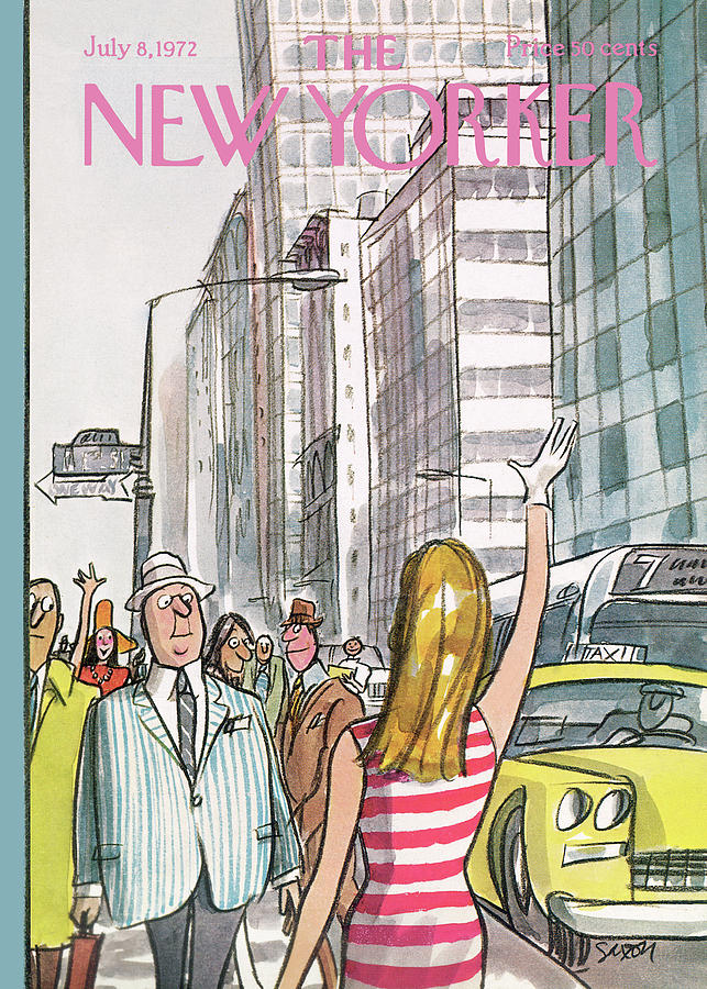 ニューヨーカー様 New Yorker July 8th, 1972 by Charles Saxon