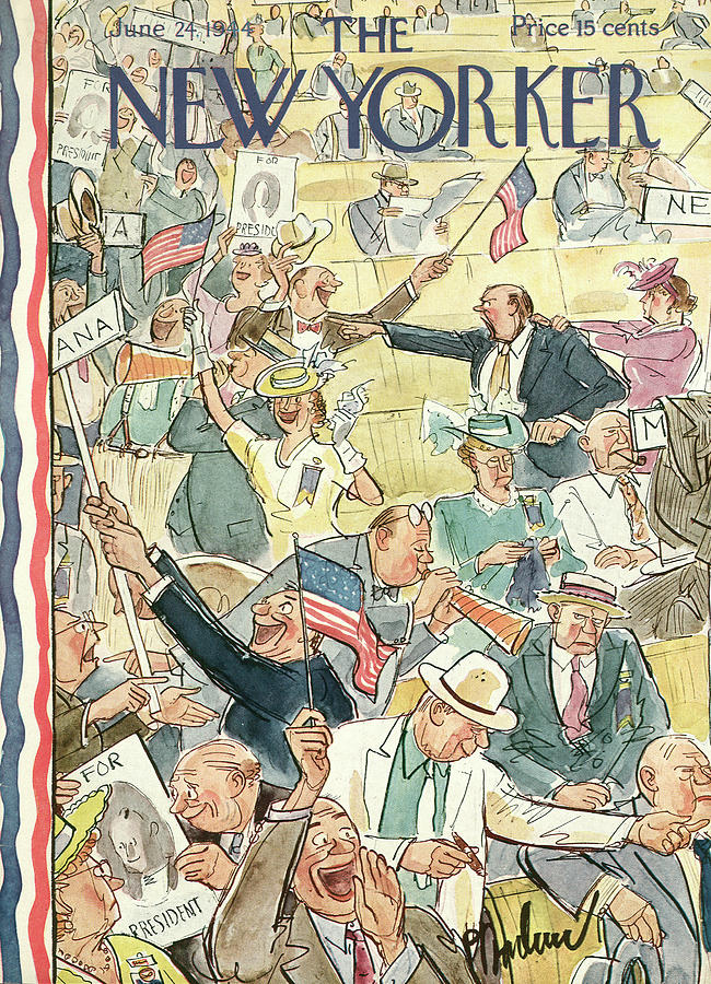 New Yorker June 24, 1944 Painting by Perry Barlow