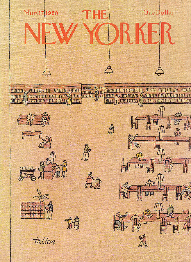 New Yorker March 17th, 1980 Painting by Robert Tallon