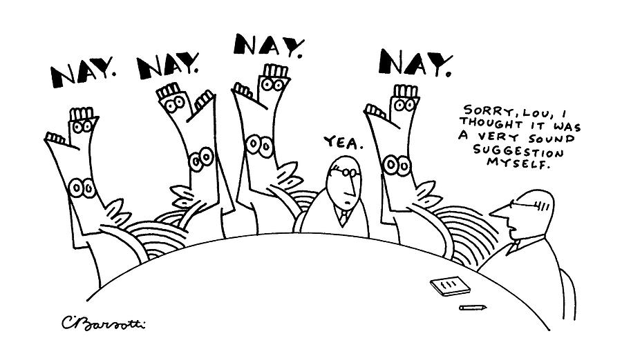 New Yorker May 28th, 1990 Drawing by Charles Barsotti