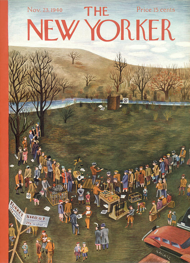 New Yorker November 23, 1940 by Ilonka Karasz