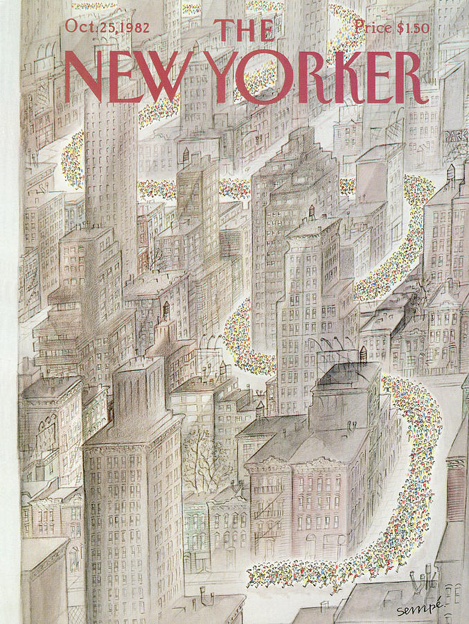 New Yorker October 25th, 1982 by Jean-Jacques Sempe