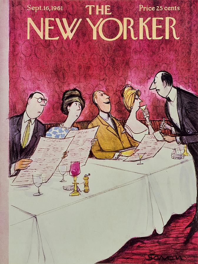 New Yorker September 16th 1961 by Charles D Saxon
