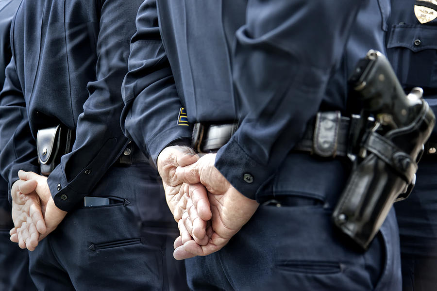 Officers Standing With Hands Behind Images By Steve Skinner Photography