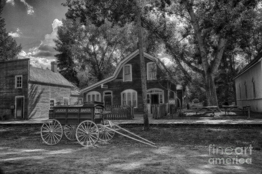 Old Scene-Baker Wagon Photograph by Darcy Michaelchuk