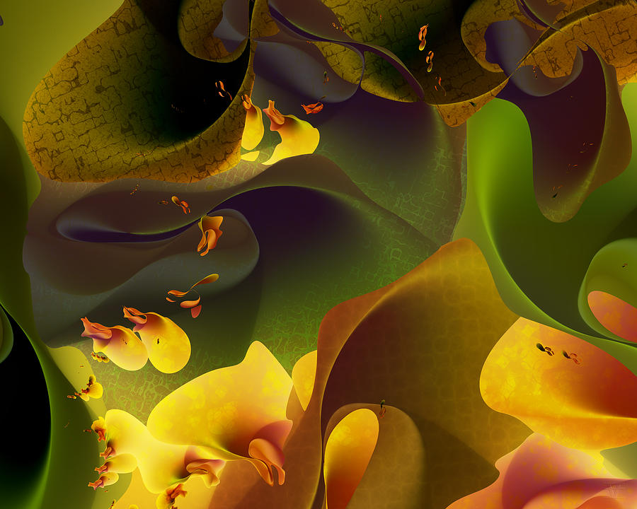 On the Reef Digital Art by Vic Eberly