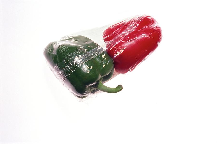 Packaged Peppers by Adam Hart-Davis / Science Photo Library
