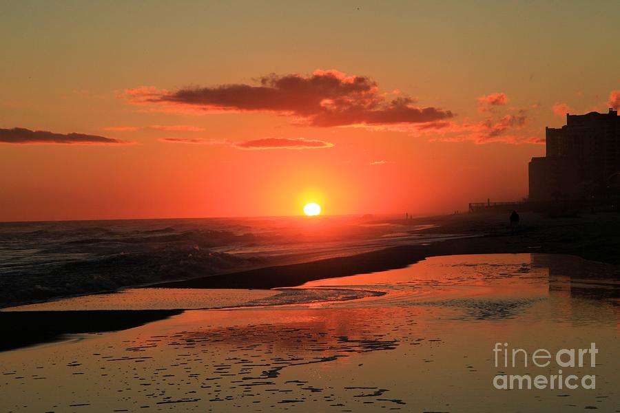 Oceanfront Sunset Tranquility Photograph - Perdido Key Sunset by Adam Jewell