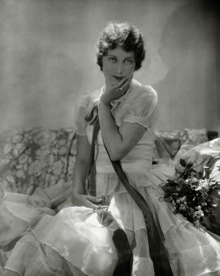 Portrait Of Fay Wray by Edward Steichen