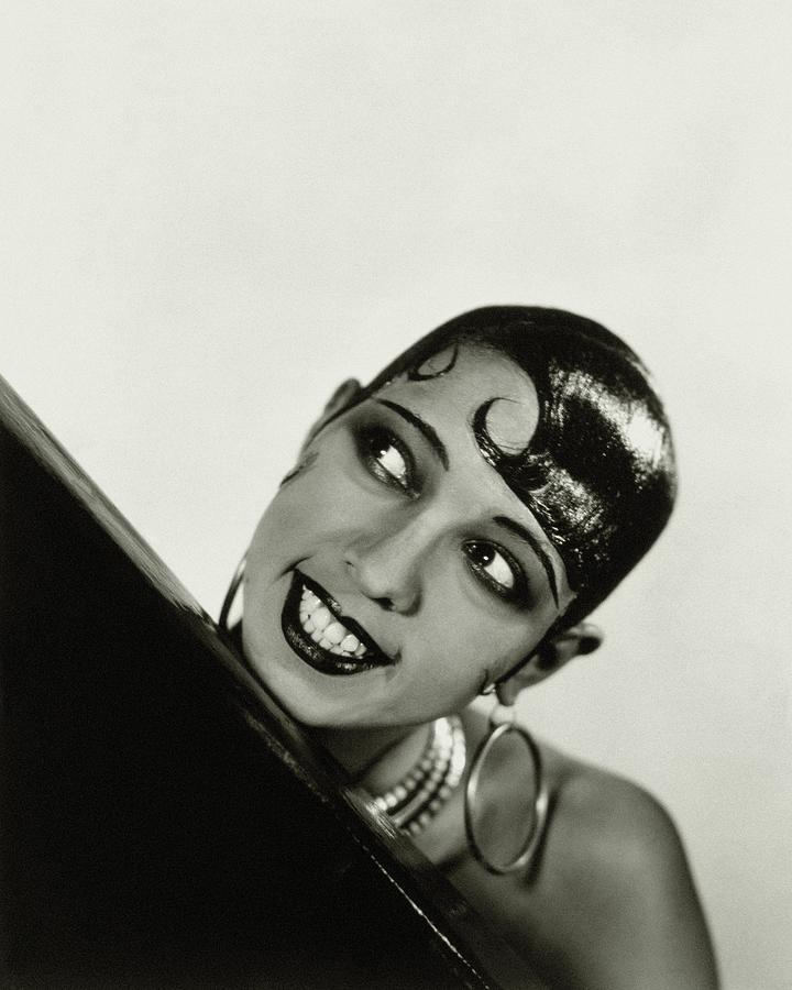 Iconic Vintage Portrait Photograph - Portrait Of Josephine Baker by George Hoyningen-Huene