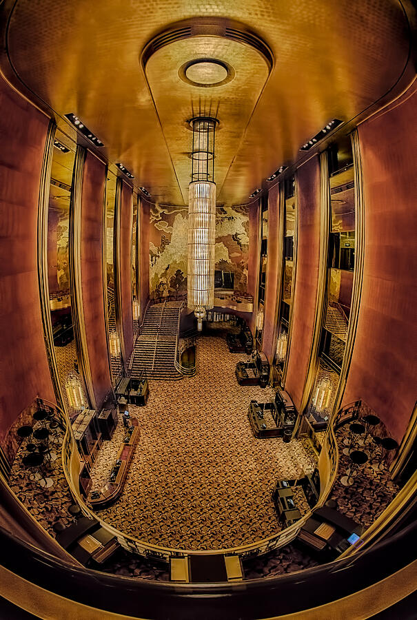 Radio City Mezzanine Photograph by Susan Candelario