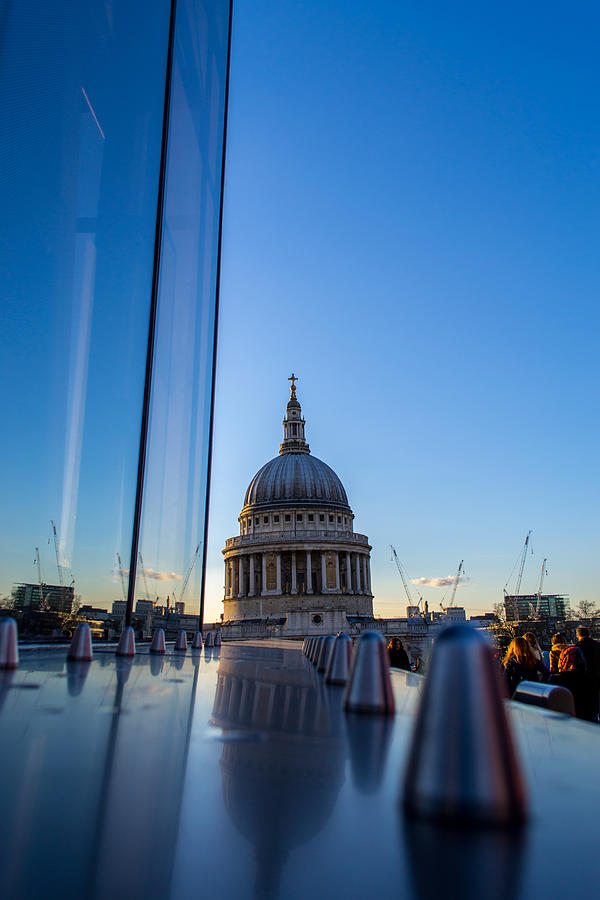 Reflecting St Pauls Photograph by Andrew Lalchan
