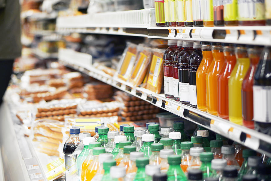 Refrigerated foods Photograph by Fotofrog