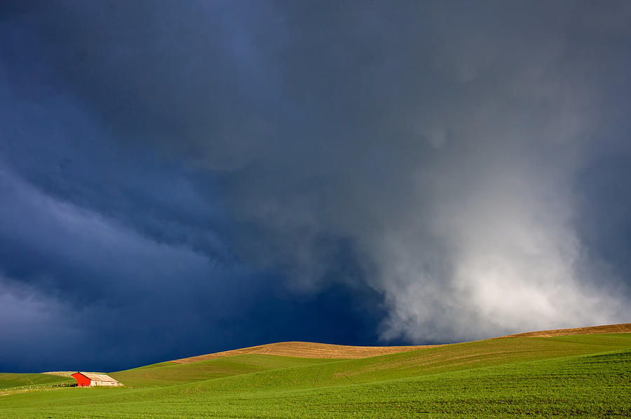 Rising Storm Over the Palouse Photograph by Mary Lee Dereske