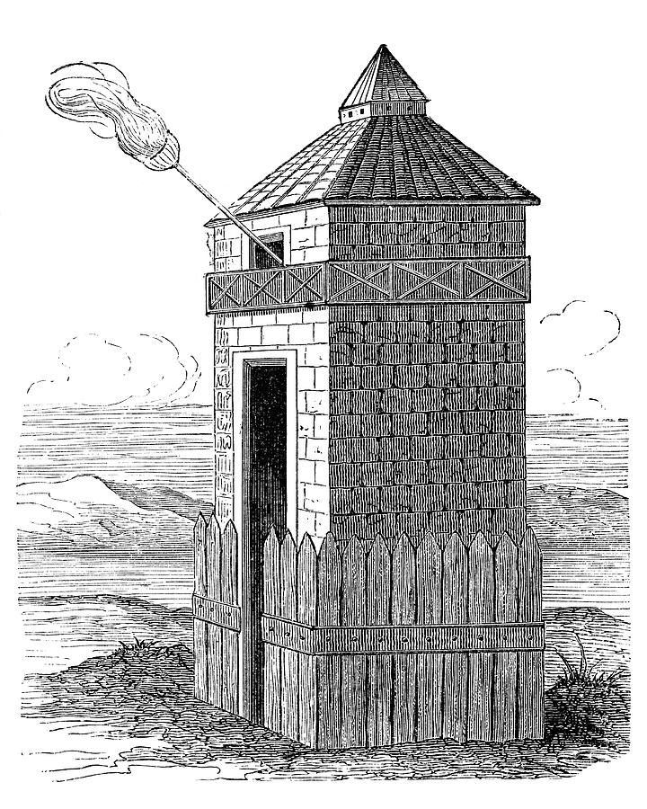 Roman Beacon Tower by Science Photo Library
