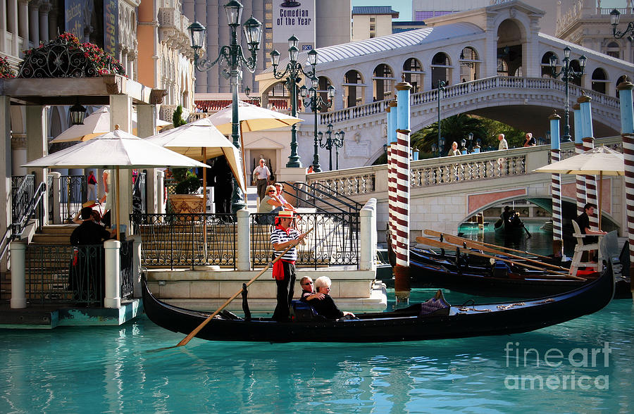 Romance at the Venetian Photograph by Mary Lou Chmura