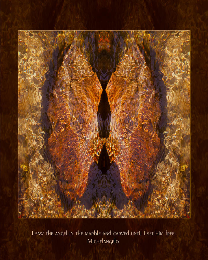 Sculpting an Angel Painting by Omaste Witkowski