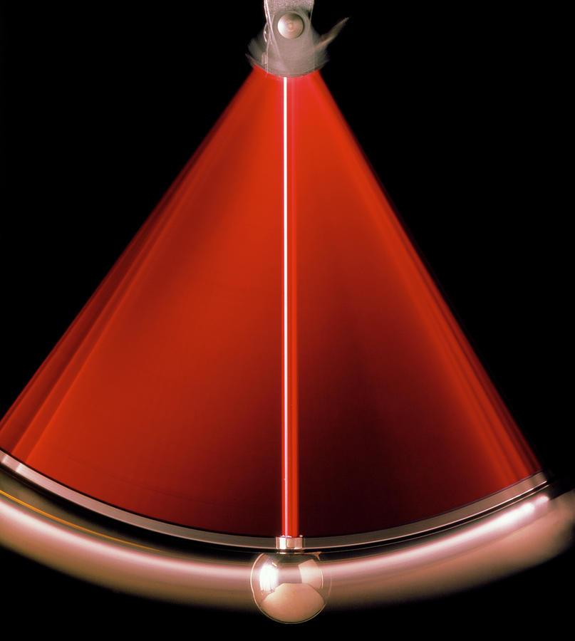 Simple Pendulum Photographed In Mid-swing by James Stevenson