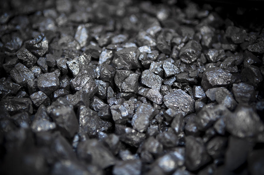 Small pieces of strong metal ore Photograph by Dt03mbb