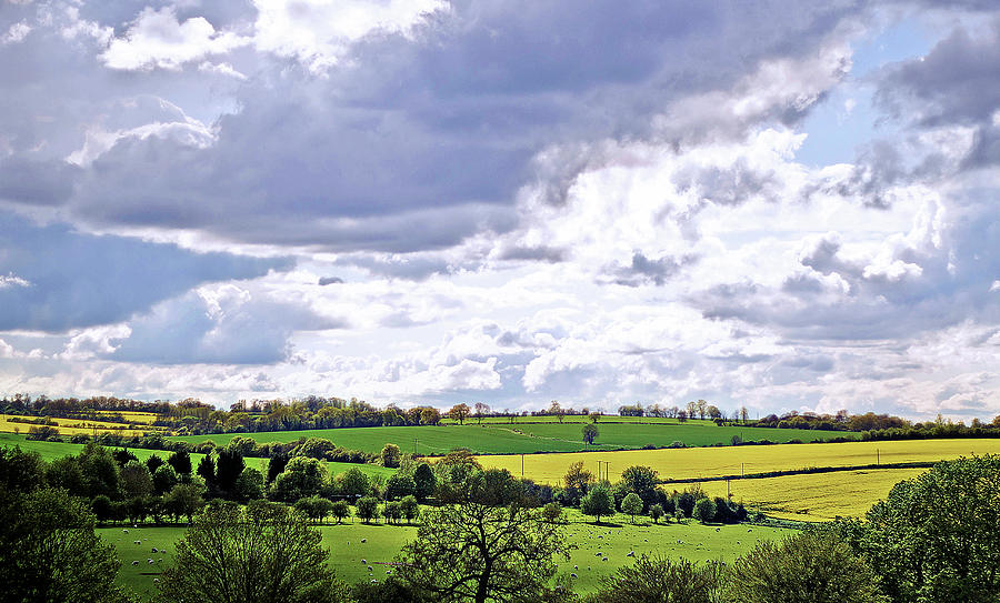 Spring English Countryside by A Robert K Baggs Of Www.robertkbaggs