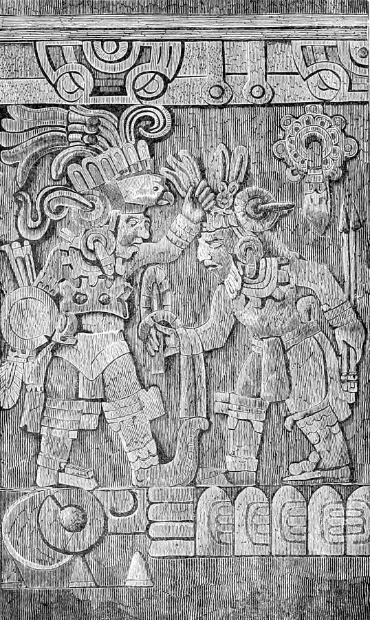 Stone Of Tizoc, Aztec Sacrificial Stone by British Library