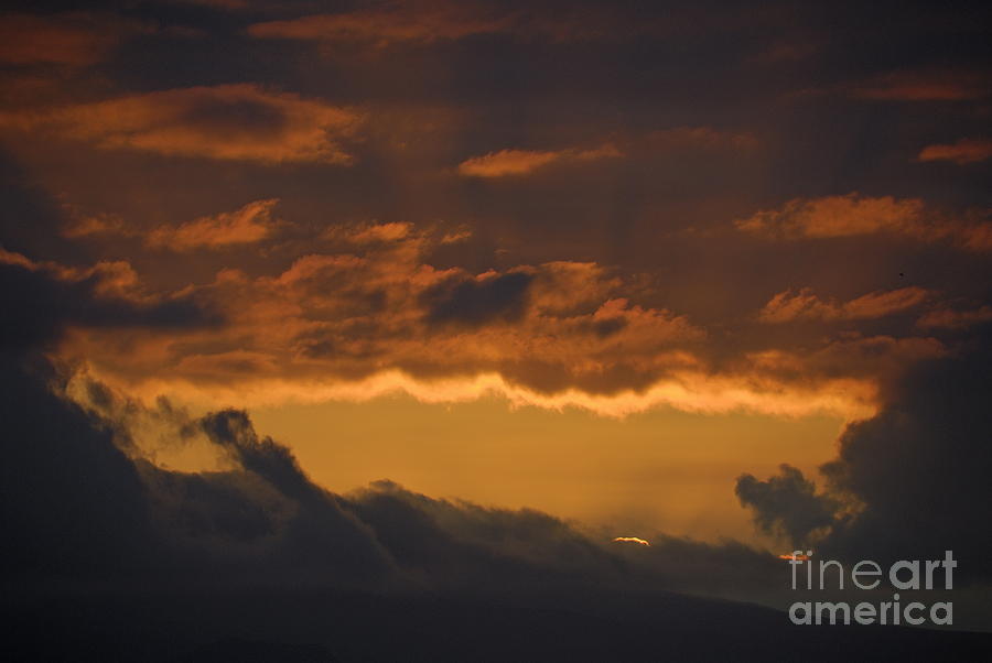 Stormy sky at sunset Photograph by Sami Sarkis Photography